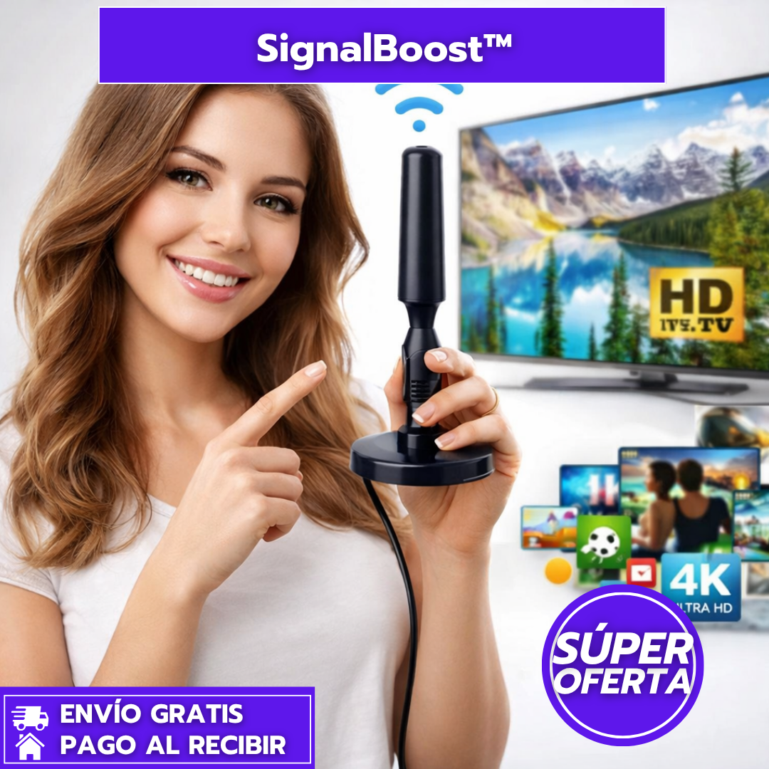 SignalBoost: Antena TDT HD que mejora la señal y elimina interferencias