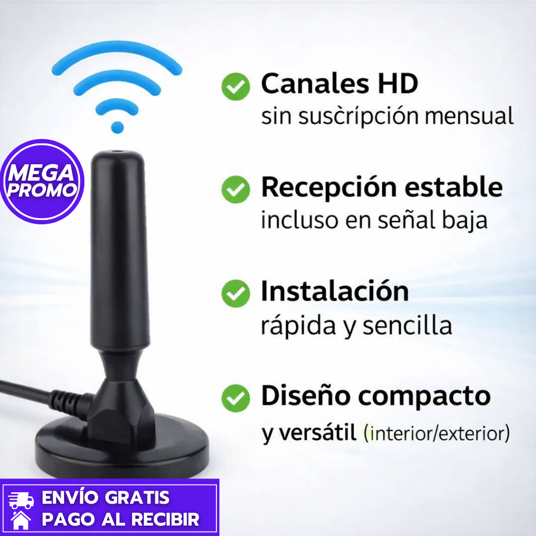 SignalBoost: Antena TDT HD que mejora la señal y elimina interferencias