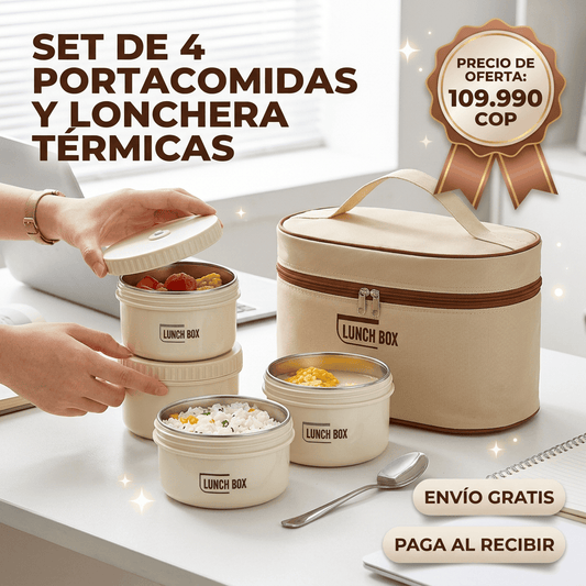 Packly® • Portacomidas y lonchera térmicas
