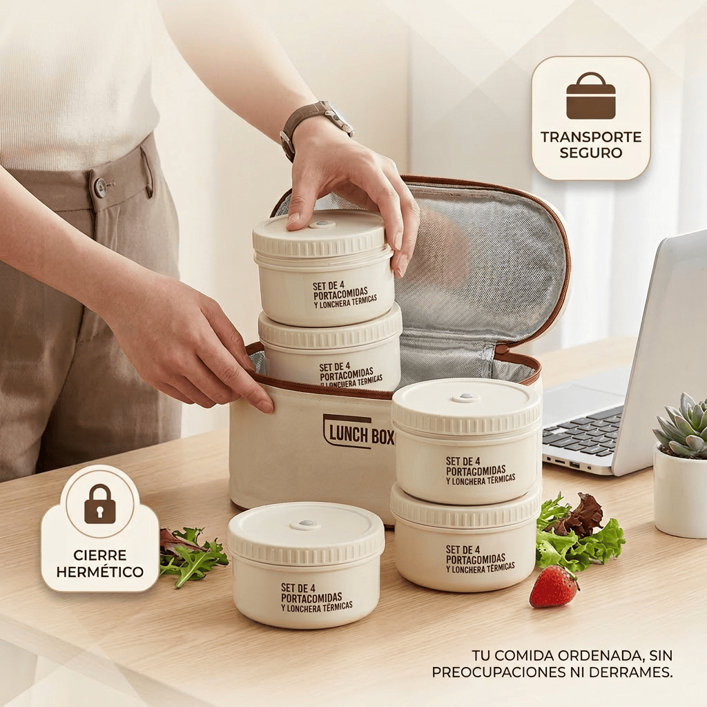 Packly® • Portacomidas y lonchera térmicas